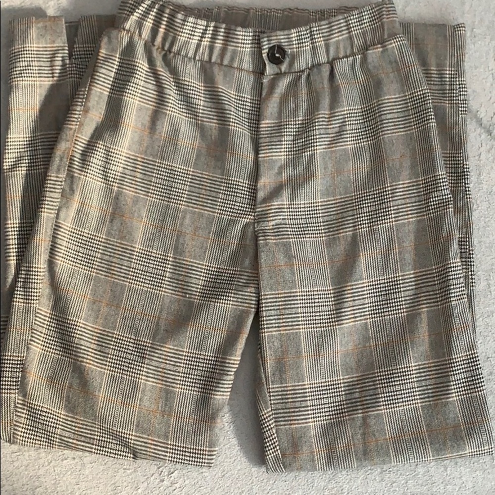 Plaid Ankle Pants From Zumiez
